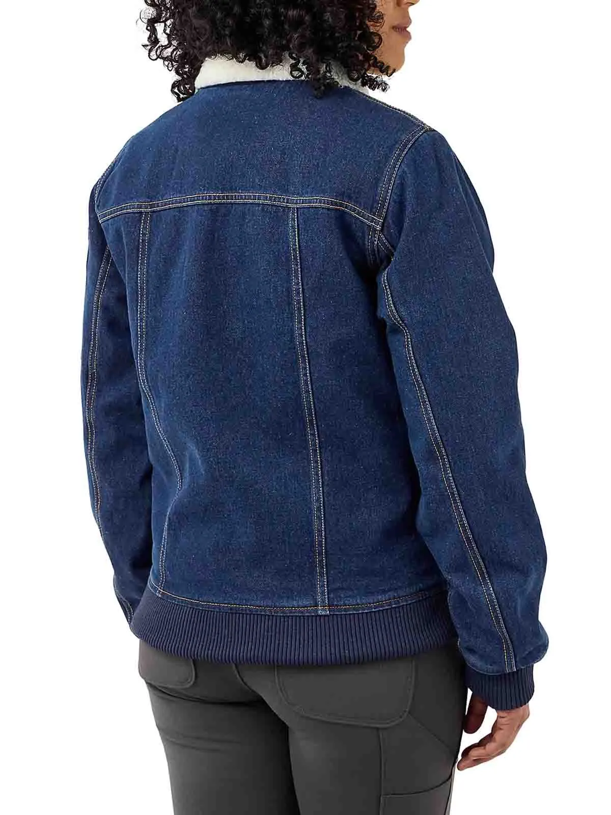 105446&#x20;Women&#x27;s&#x20;Work&#x20;jacket&#x20;Denim&#x20;Sherpa&#x20;Lined&#x20;-&#x20;Carhartt