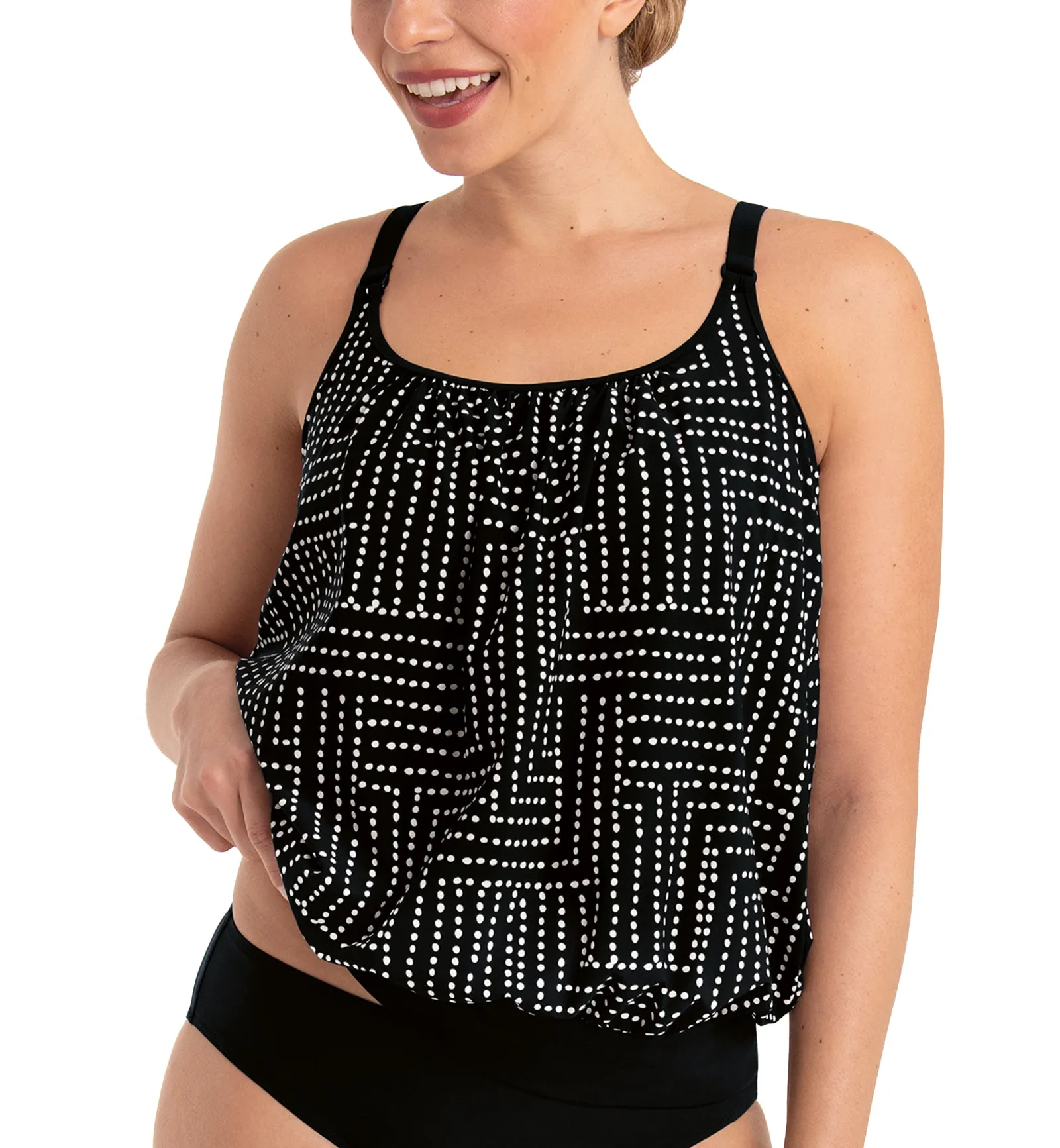 Anita Care Simple Art Pocatello Swim Tankini (6582-1) - Black