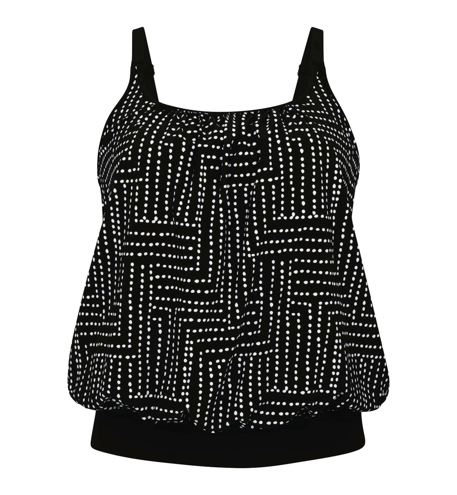 Anita Care Simple Art Pocatello Swim Tankini (6582-1) - Black