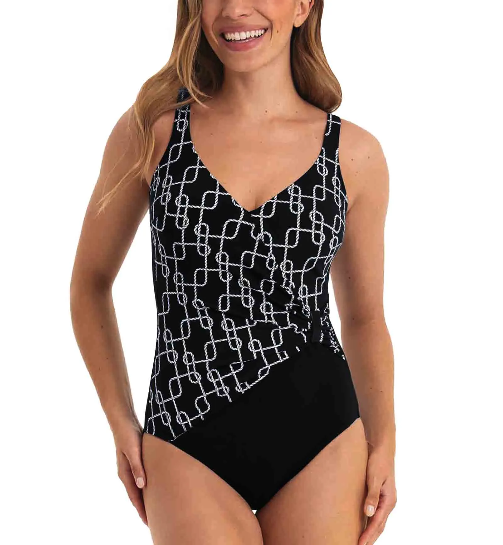 Anita Elegance Charm Elea One-Piece Swimsuit (7339) - Black/White
