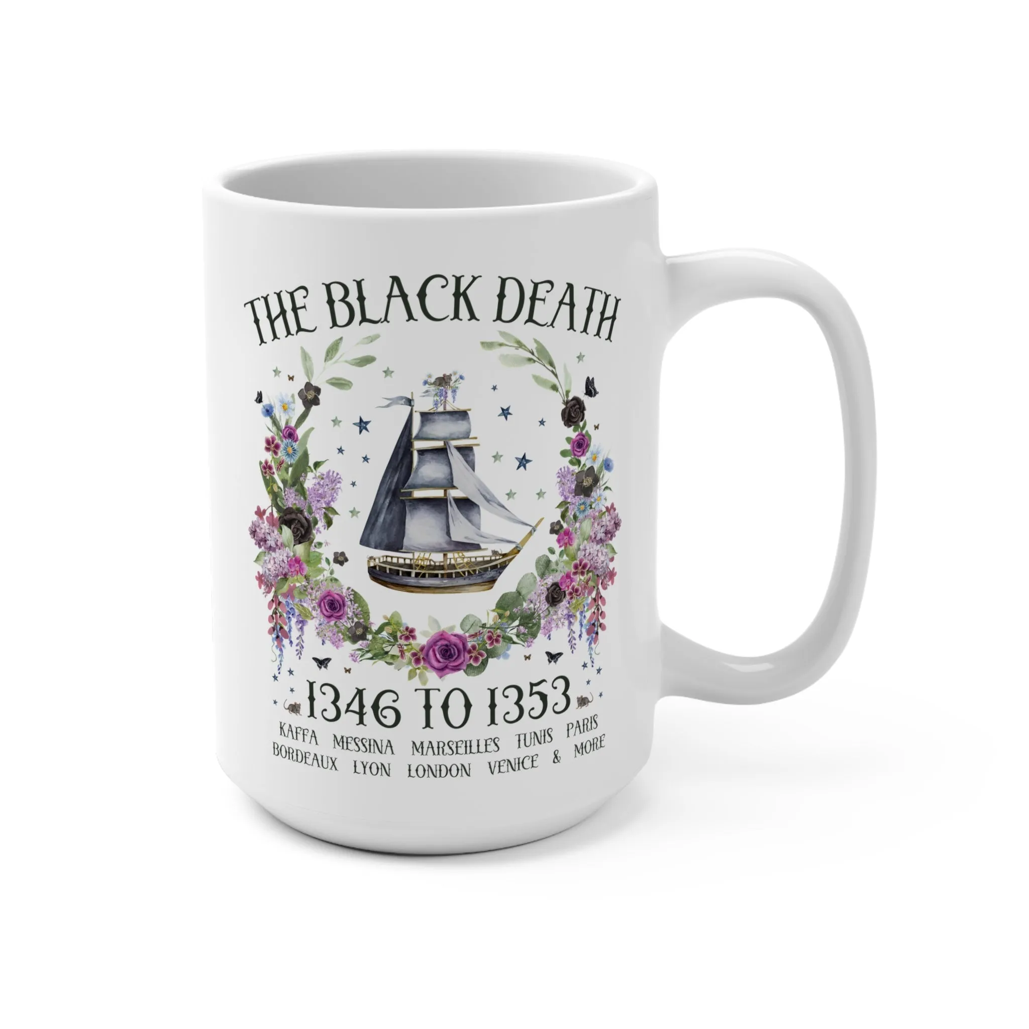 Black Death Coffee Mug