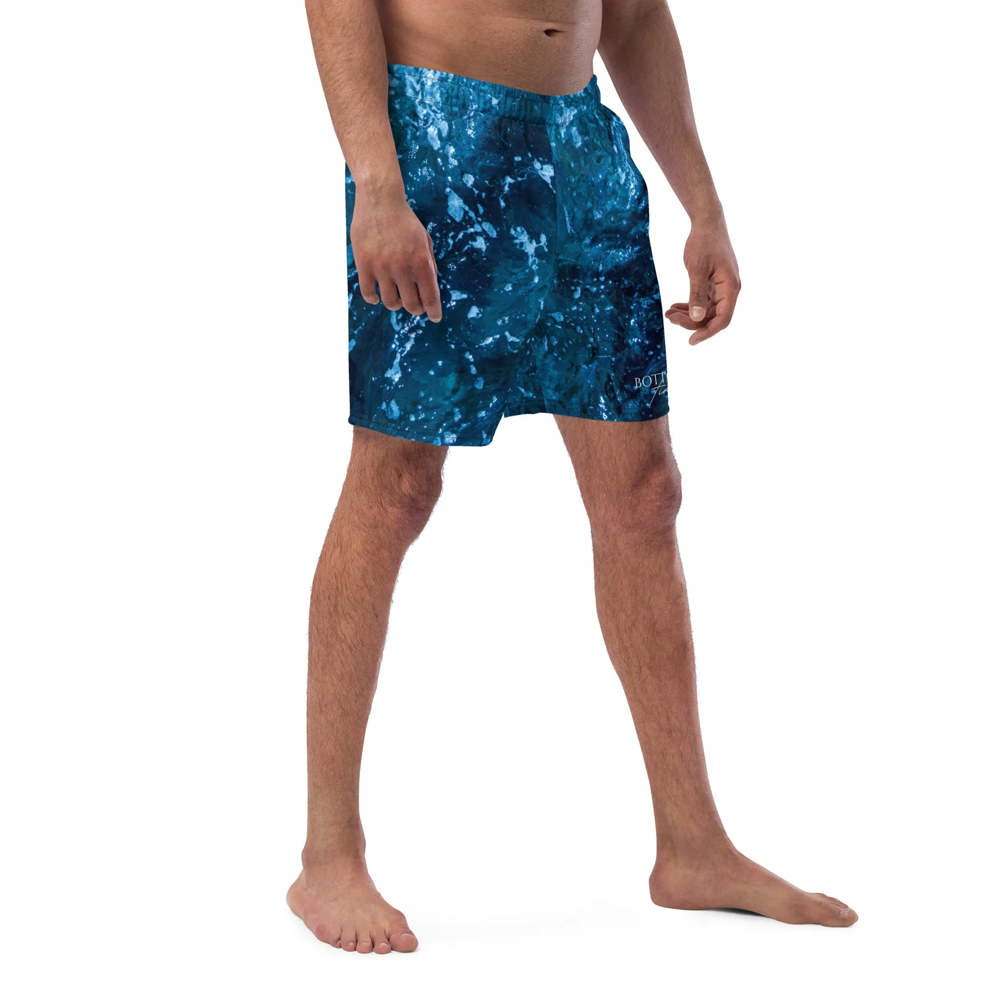 Bottom Time Eco-Friendly Men's Swim Trunks, Water