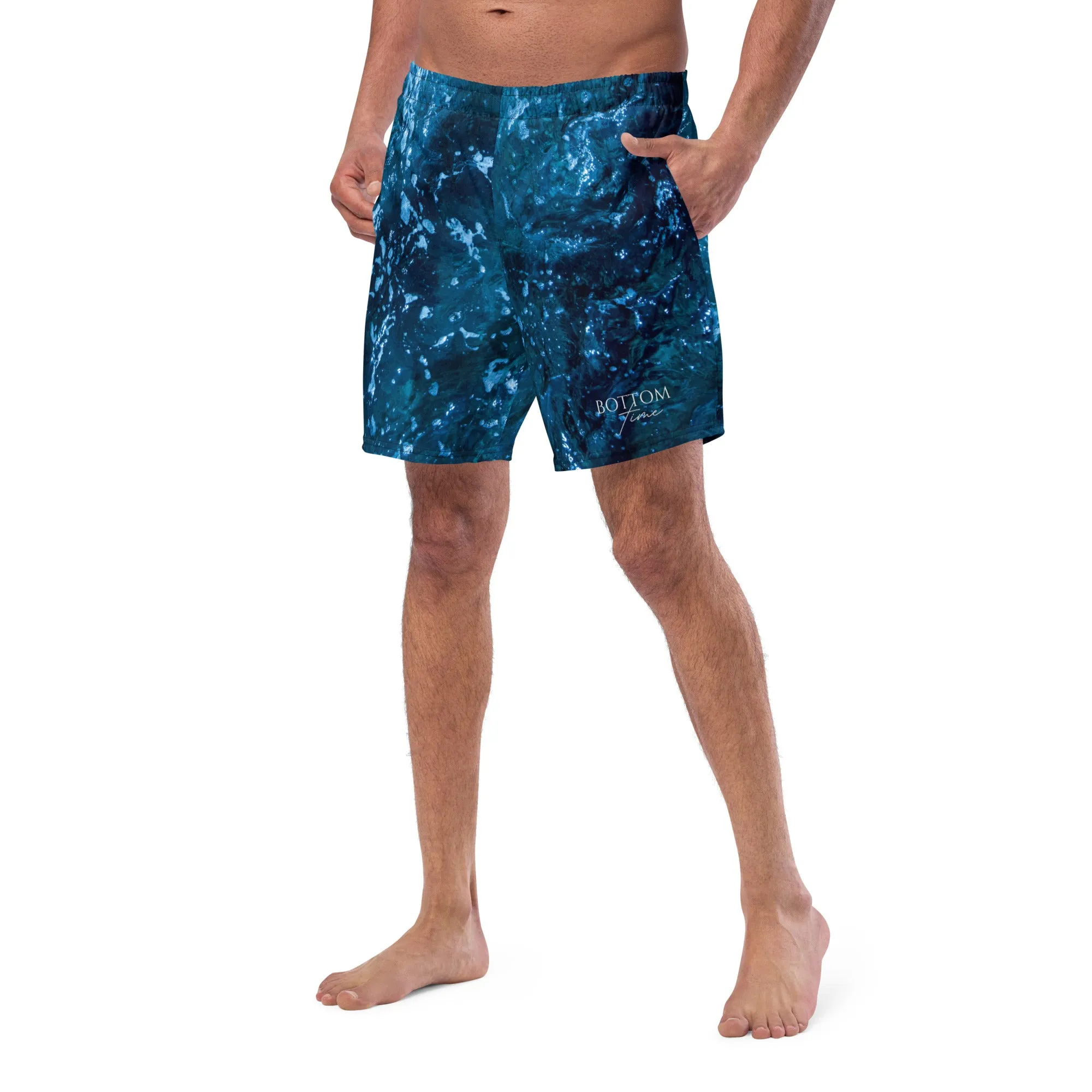 Bottom Time Eco-Friendly Men's Swim Trunks, Water