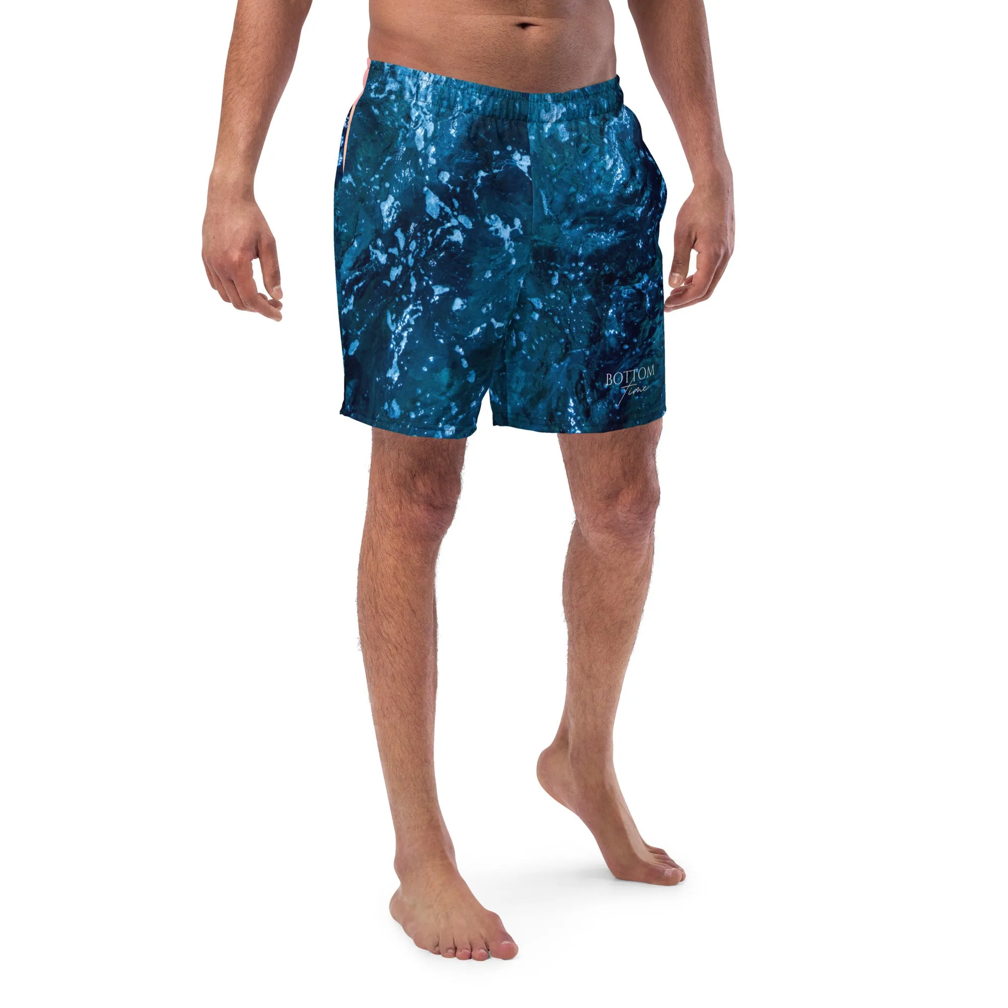 Bottom Time Eco-Friendly Men's Swim Trunks, Water