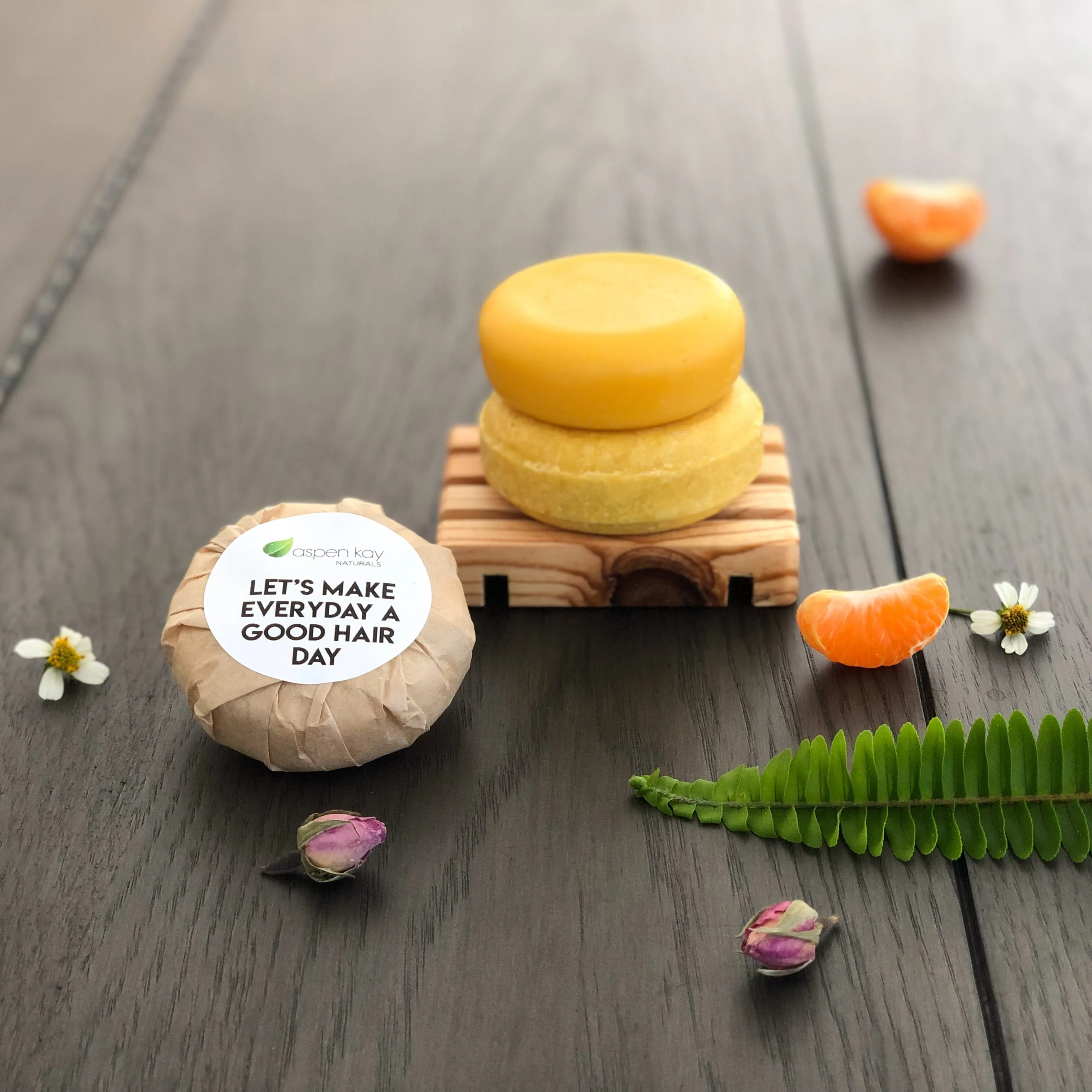 Citrus Shampoo & Conditioner Set  with Mini Soap Dish