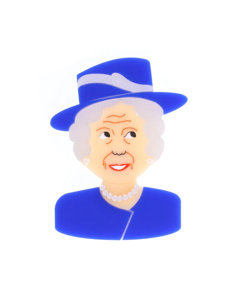 Colourful Queen brooch