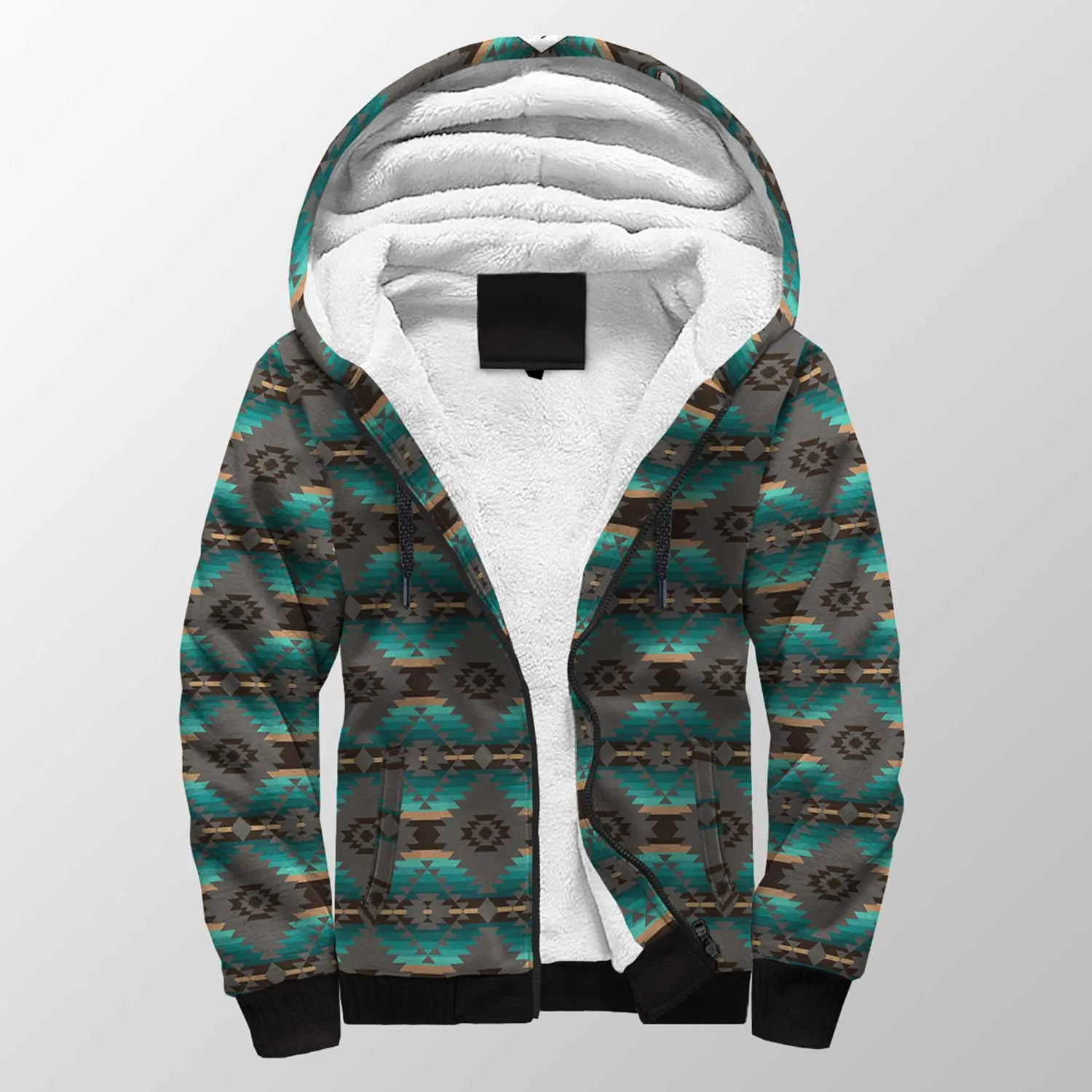 Cree Confederacy Sherpa Hoodie