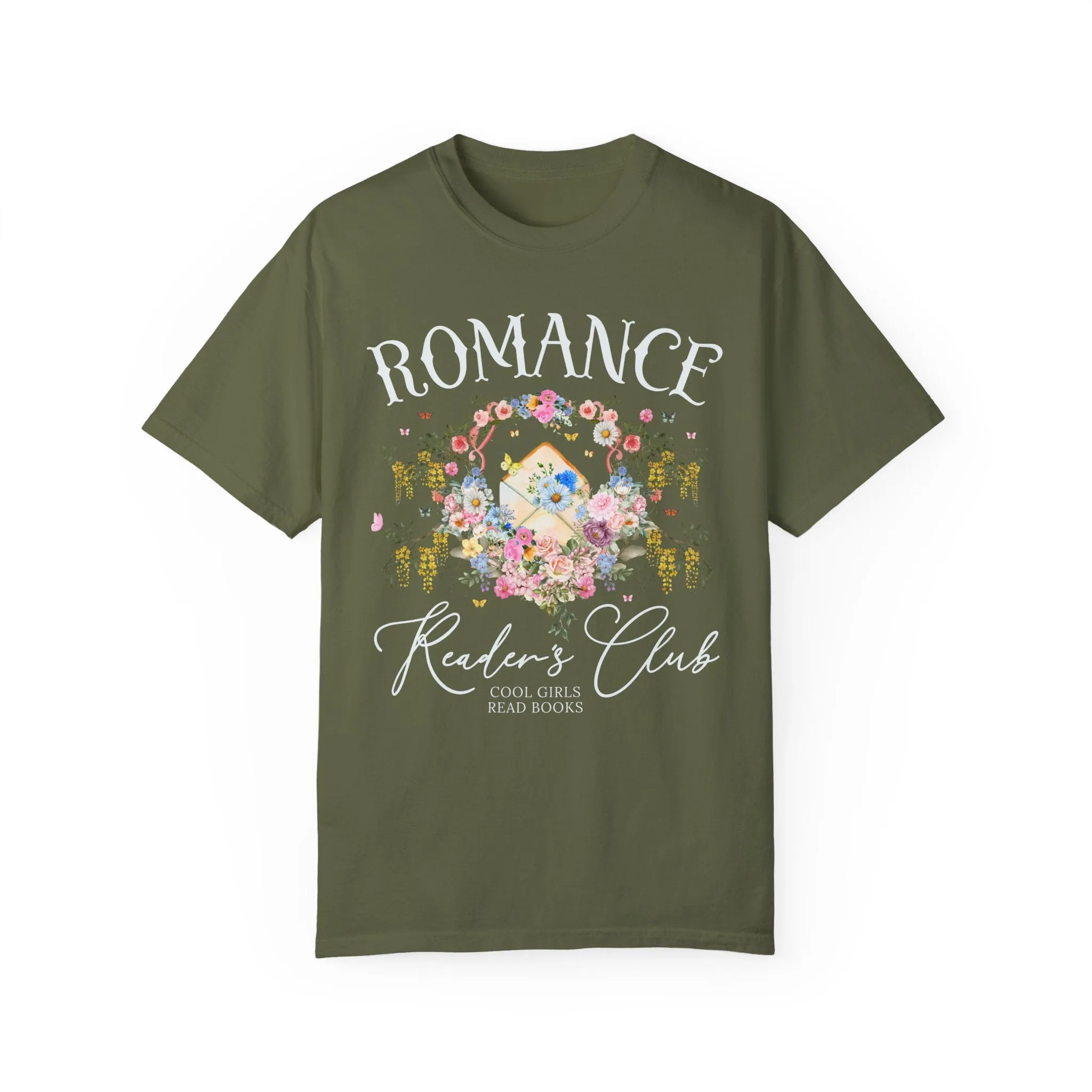 Cute Floral Romance Reader Shirt