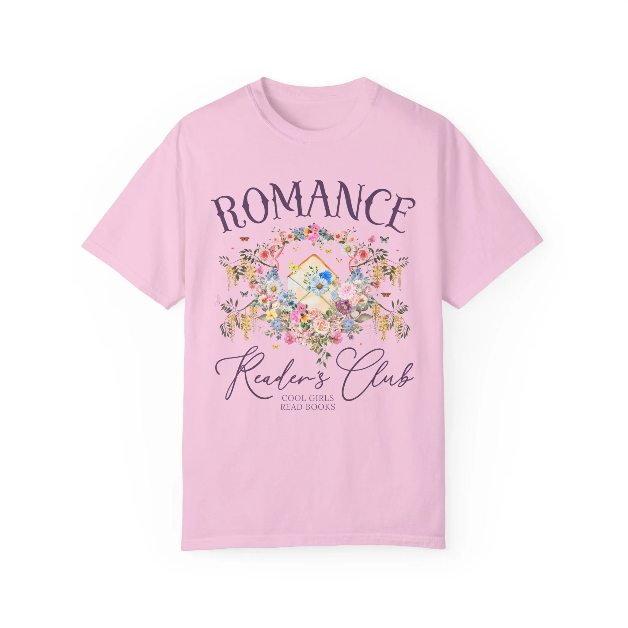 Cute Floral Romance Reader Shirt