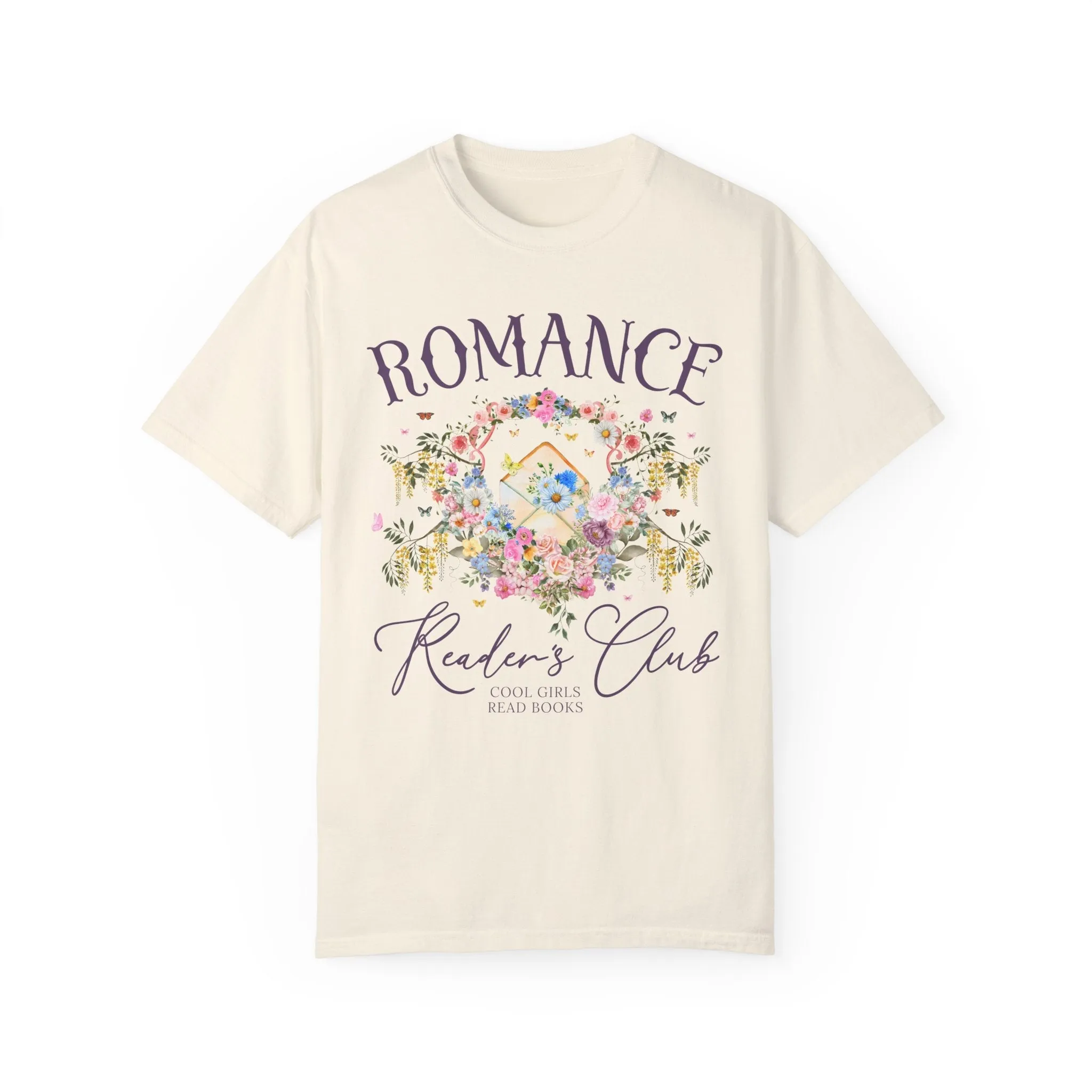 Cute Floral Romance Reader Shirt