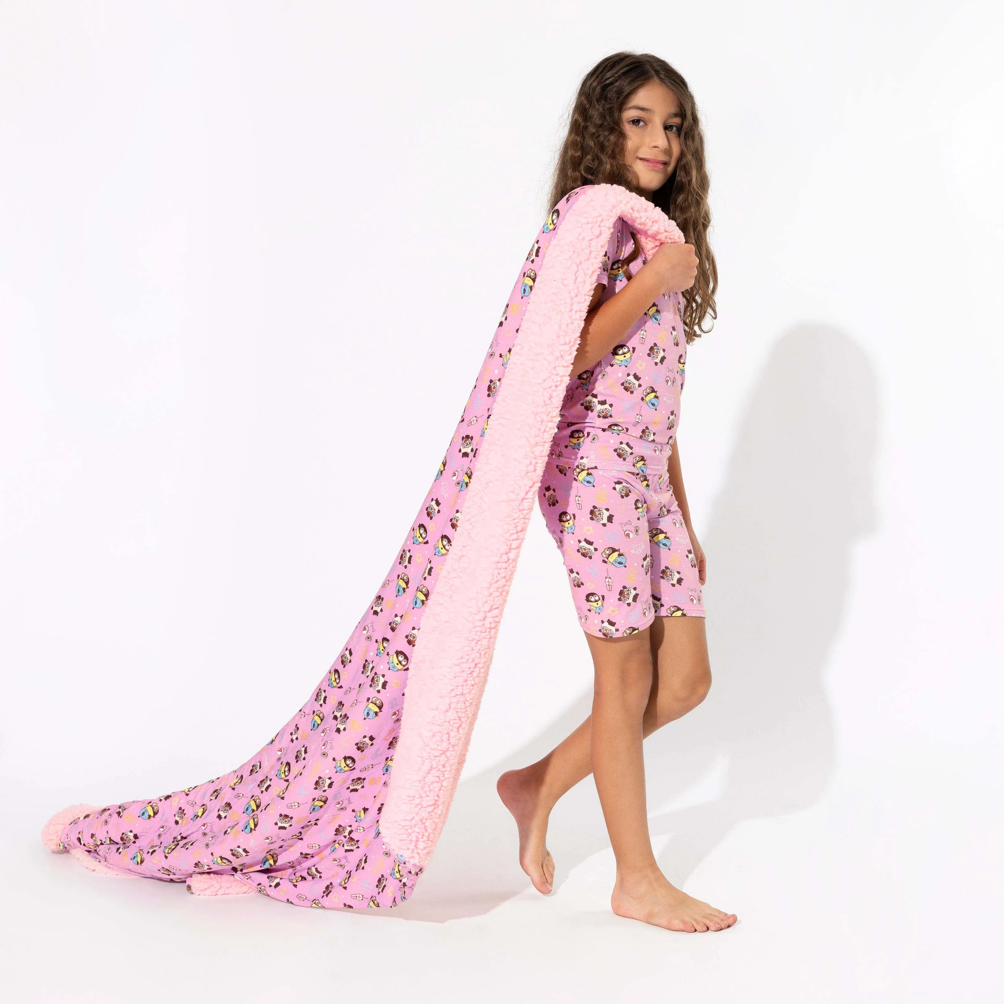 Despicable Me 4: Minions Always Popping Bamboo Sherpa Blanket