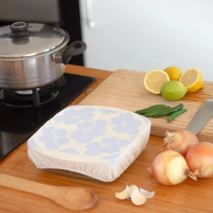 Edible Flowers Square Casserole Cover