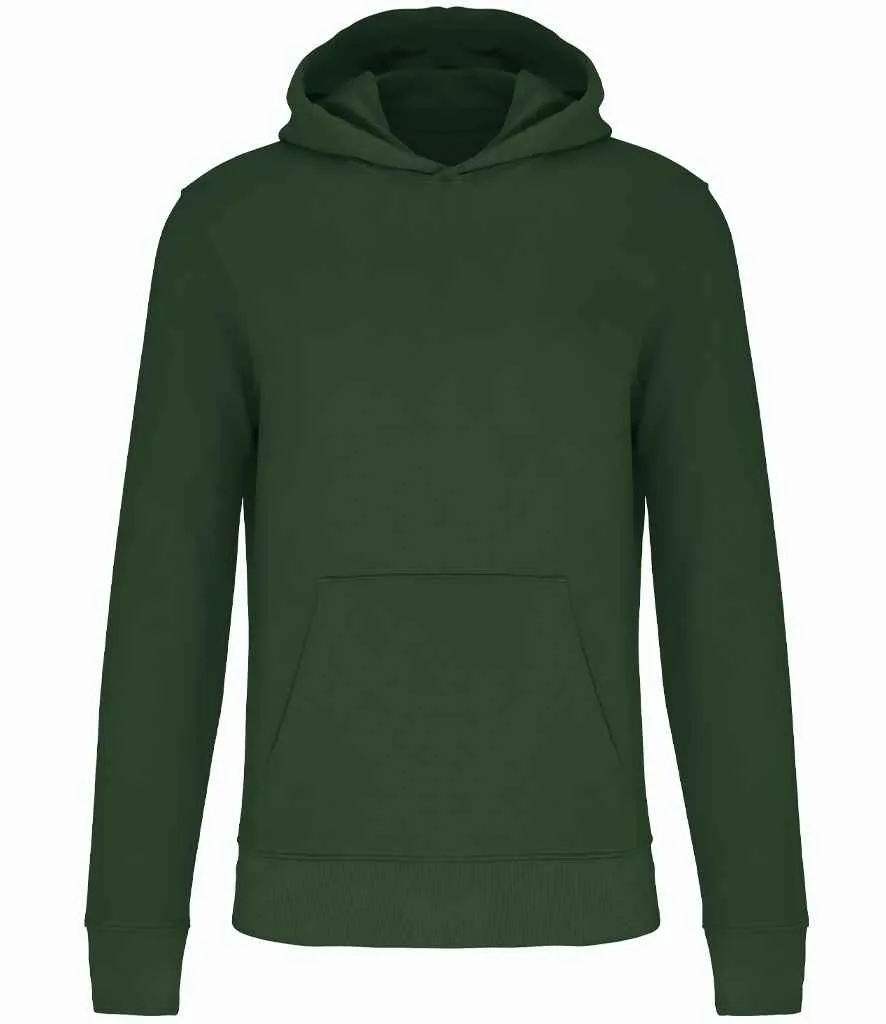 Kariban Kids Eco Friendly Hooded Sweatshirt | Forest Green