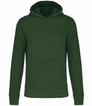 Kariban Kids Eco Friendly Hooded Sweatshirt | Forest Green