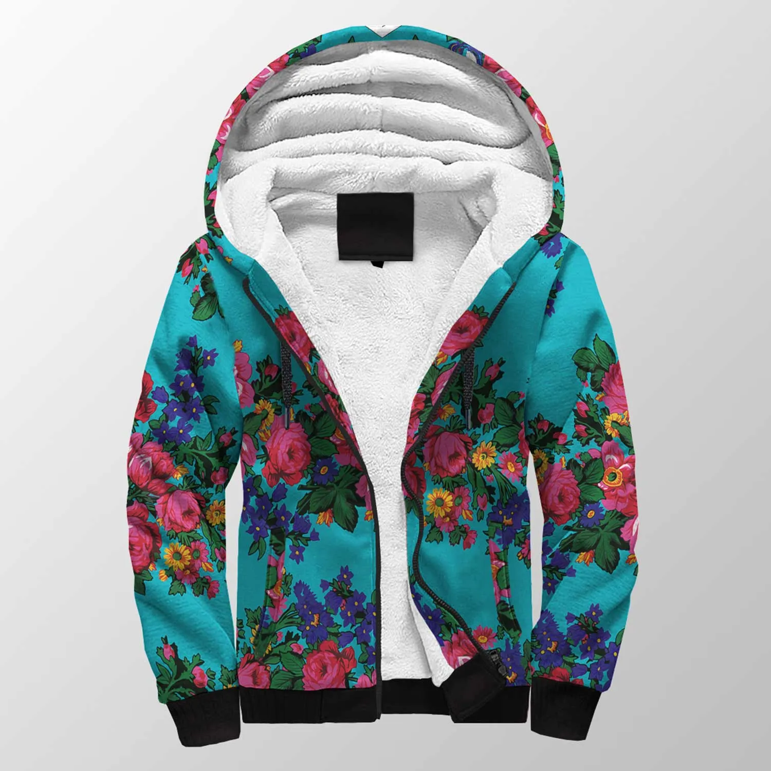 Kokum's Revenge Sky Sherpa Hoodie