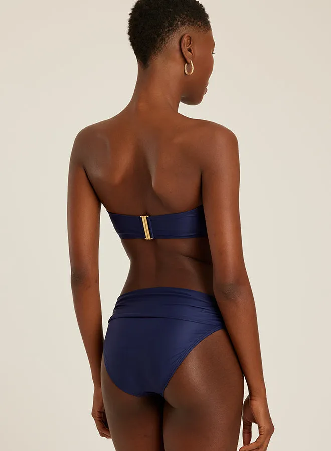 Lenny Tide Ruched Bikini Bottom