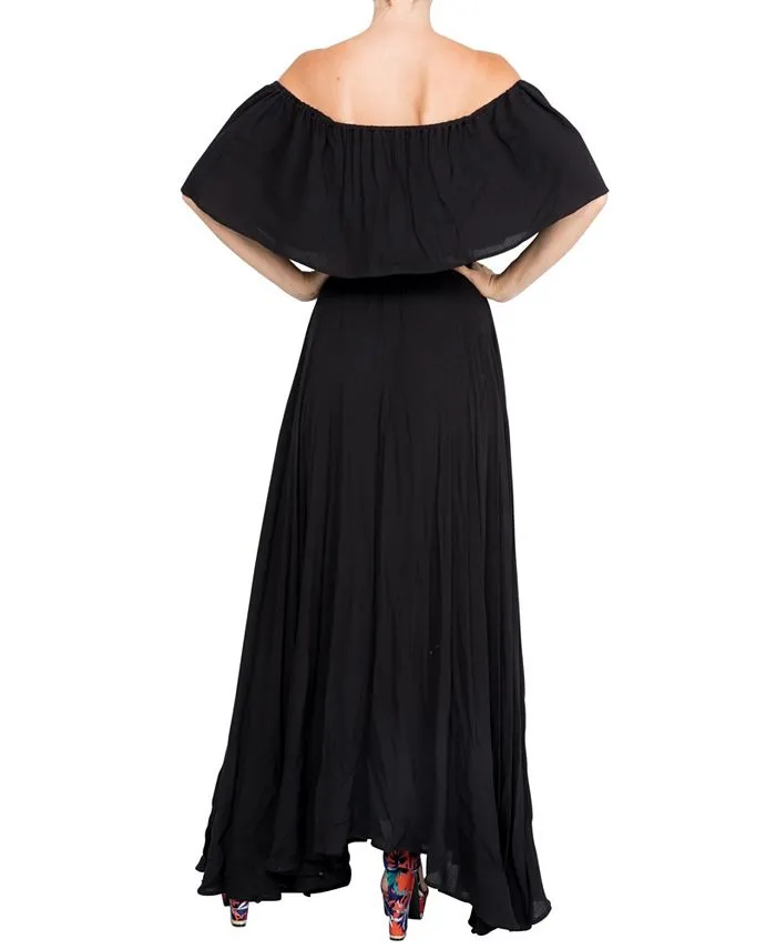 Morning Glory Meghan Los Angeles Women's Maxi Dress, Black