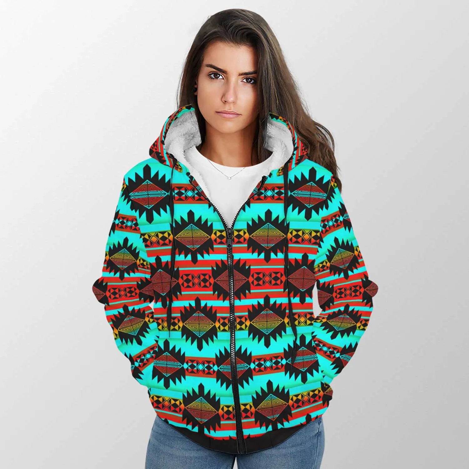 Okotoks Arrow Sherpa Hoodie
