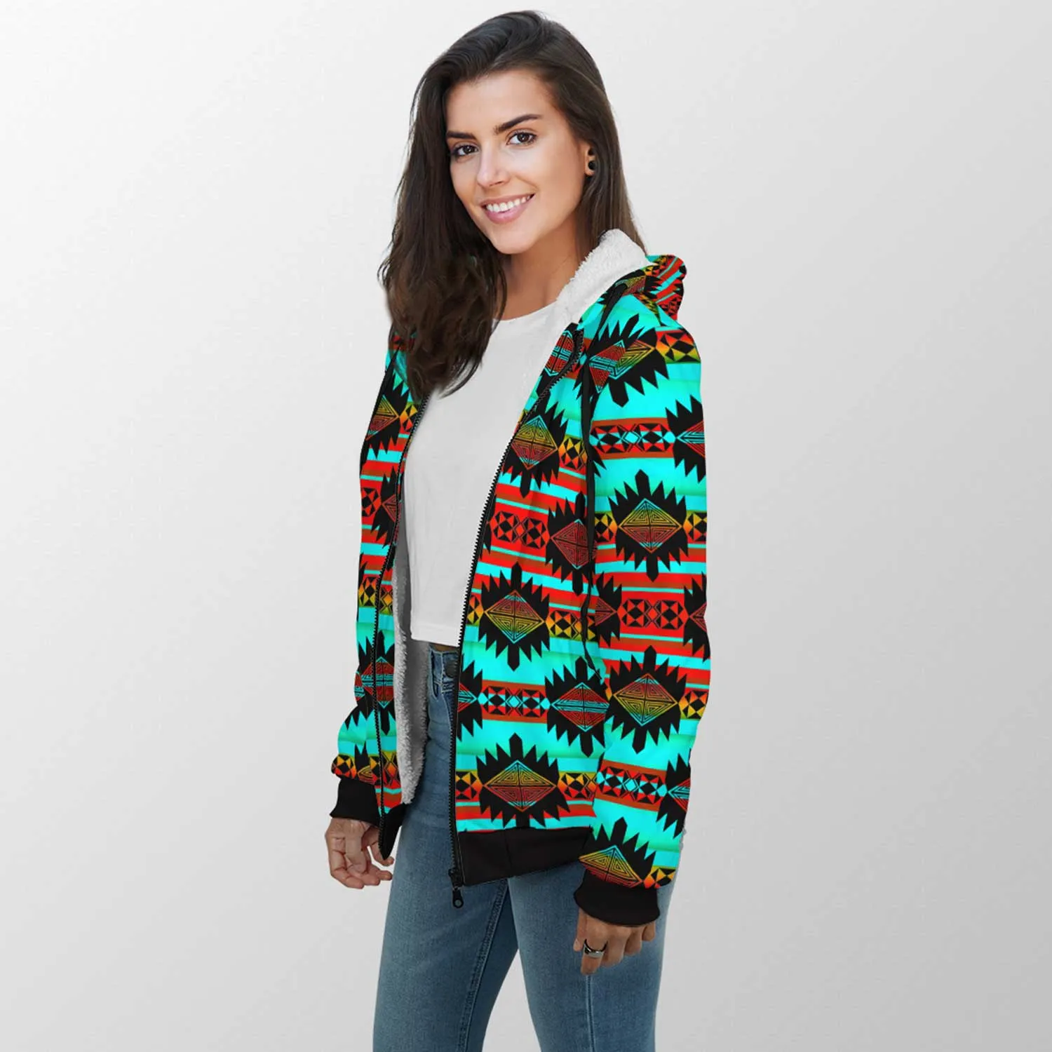 Okotoks Arrow Sherpa Hoodie