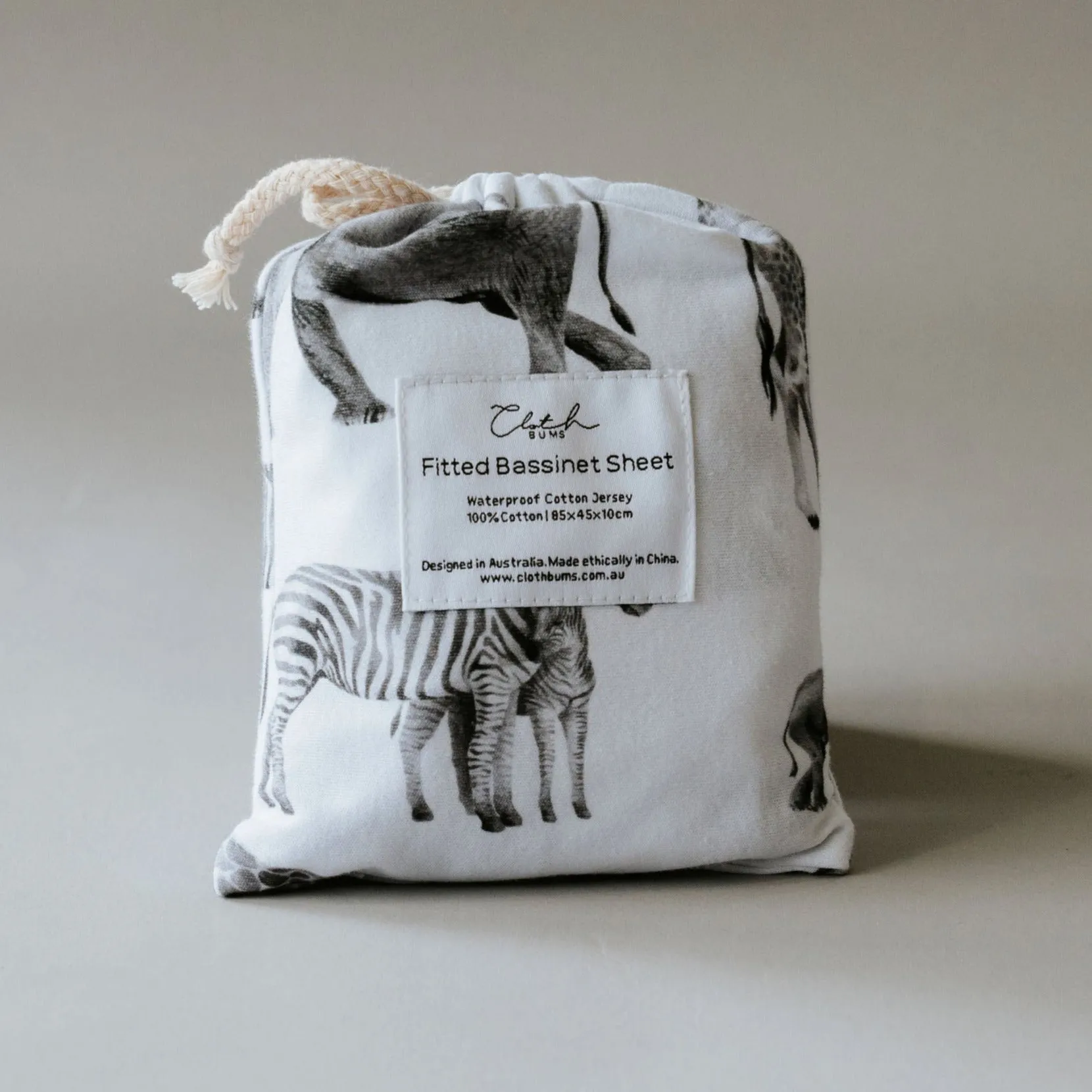 Regular Bassinet Waterproof Sheet  - Baby Dont Herd Me