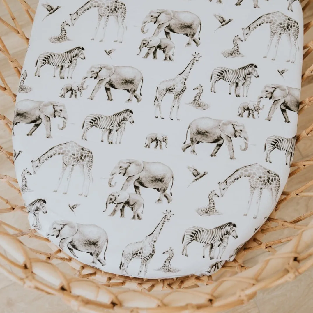 Regular Bassinet Waterproof Sheet  - Baby Dont Herd Me