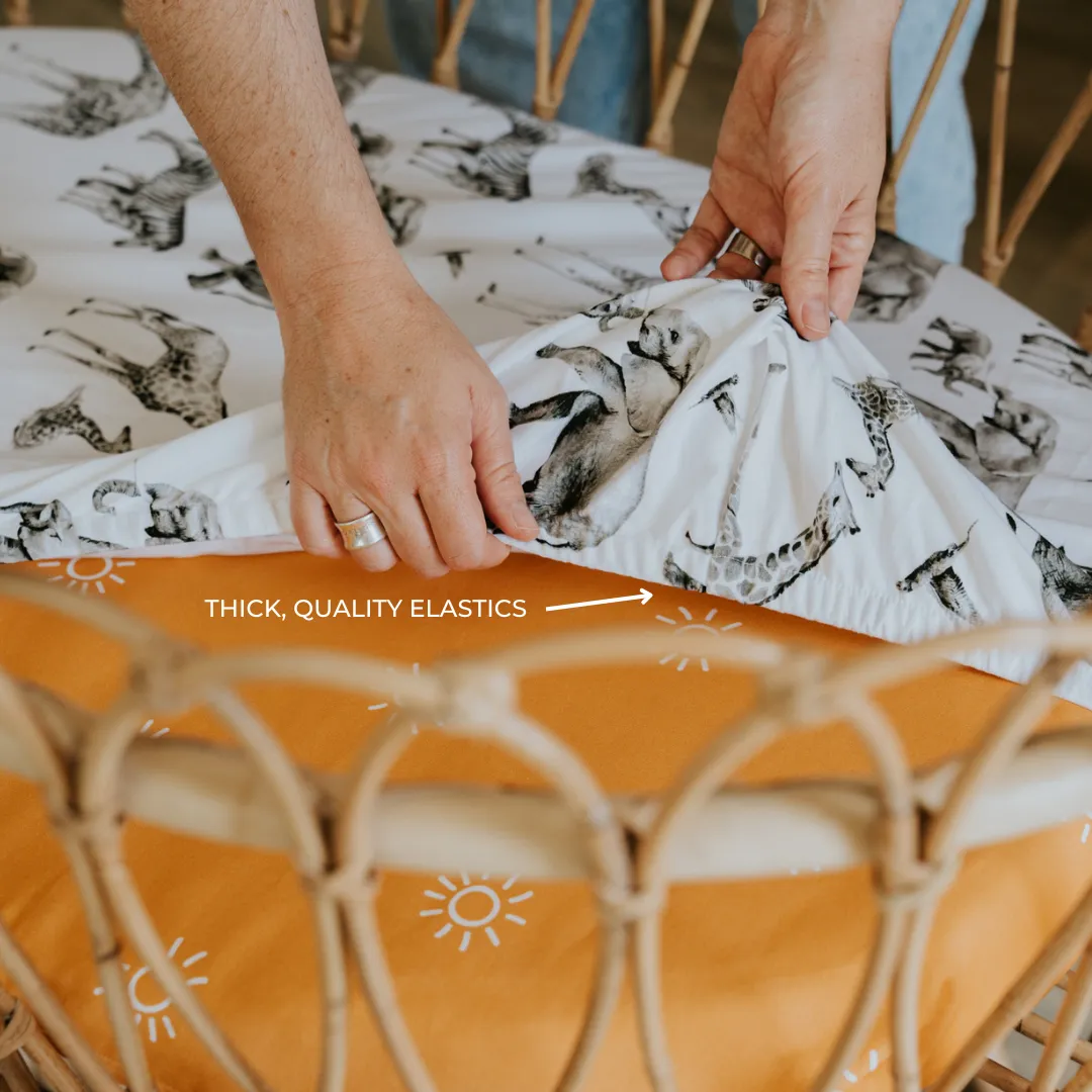 Regular Bassinet Waterproof Sheet  - Baby Dont Herd Me