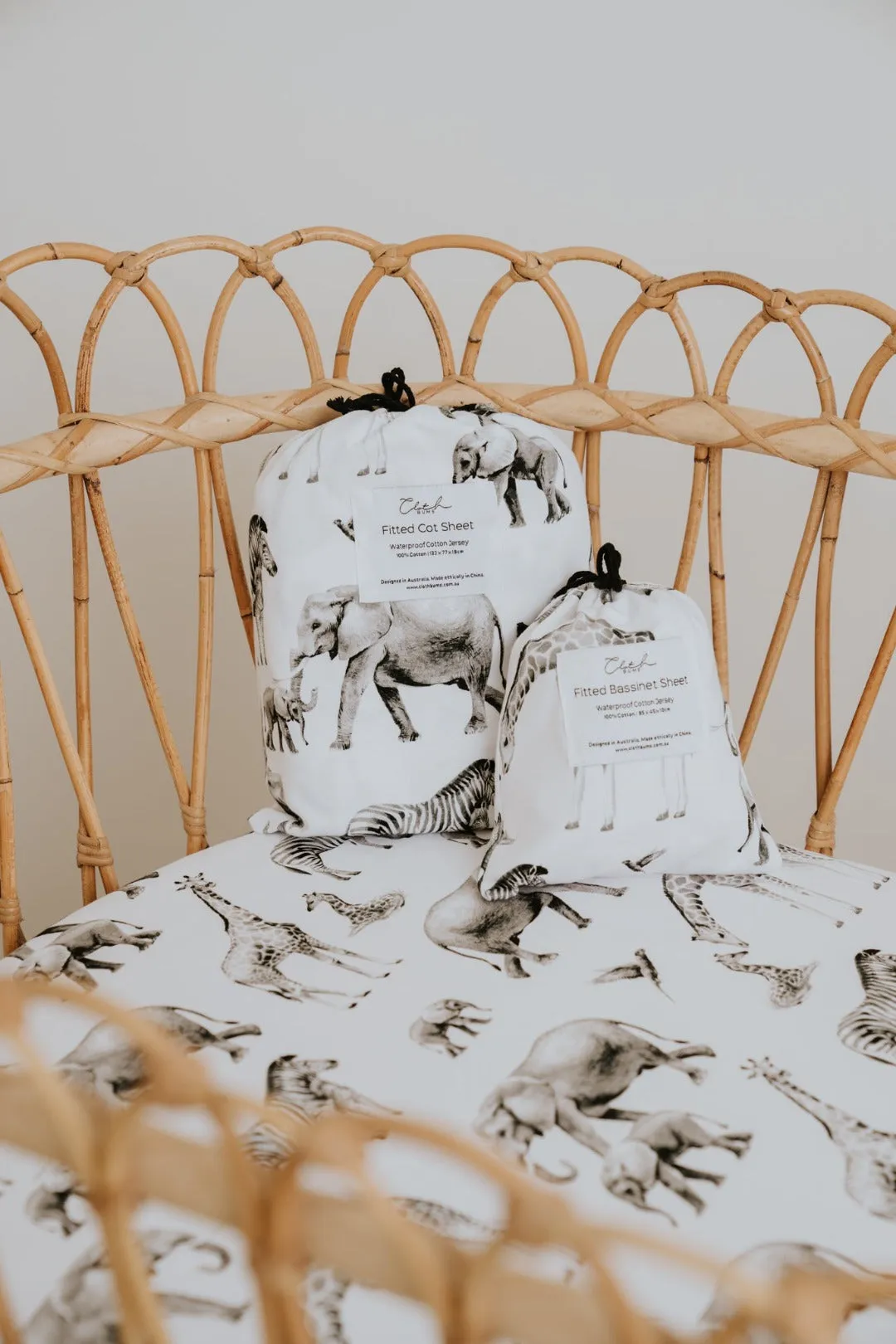 Regular Bassinet Waterproof Sheet  - Baby Dont Herd Me