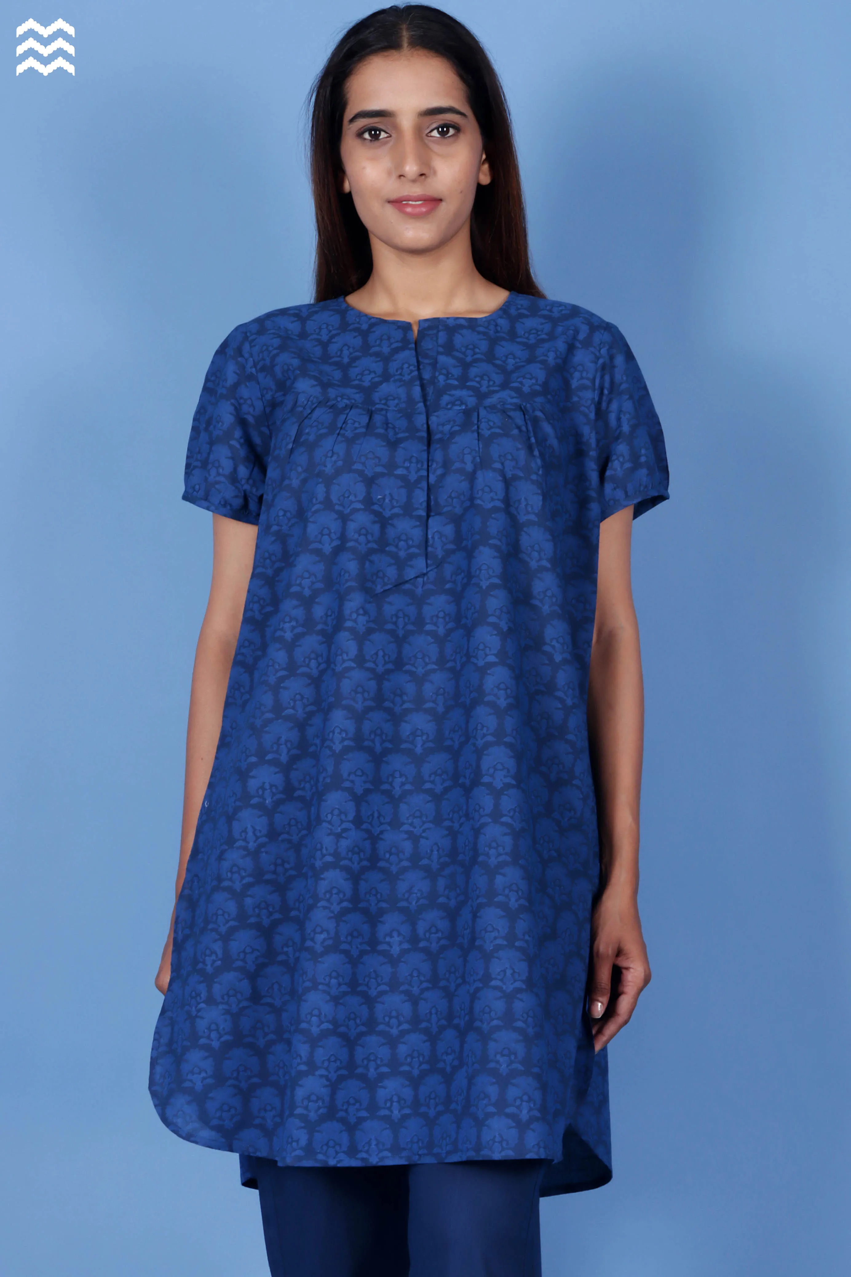 Slub Cotton June Top In Graphic Print