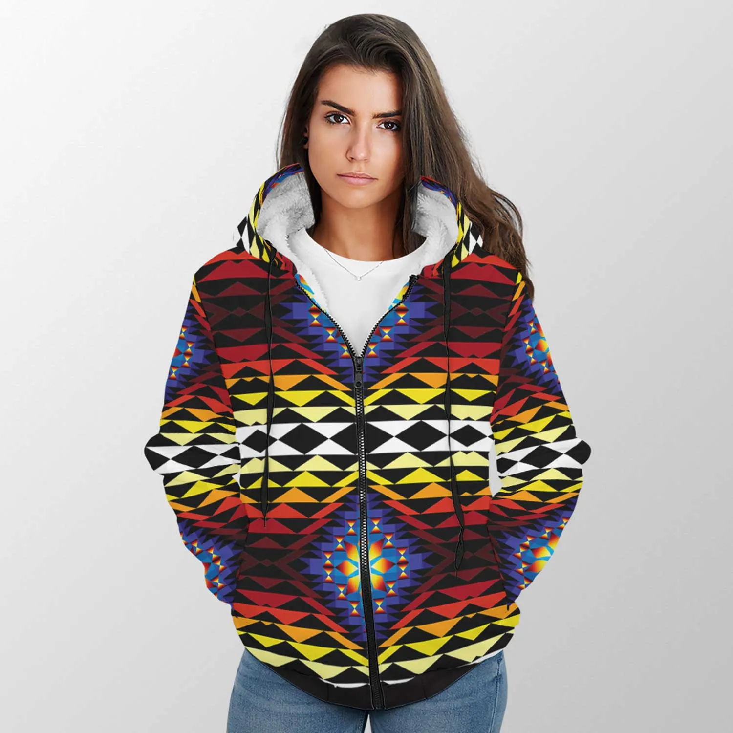Sunset Blanket Sherpa Hoodie