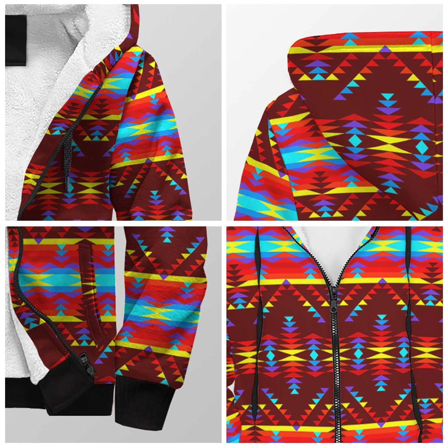 Visions of Lasting Peace Sherpa Hoodie