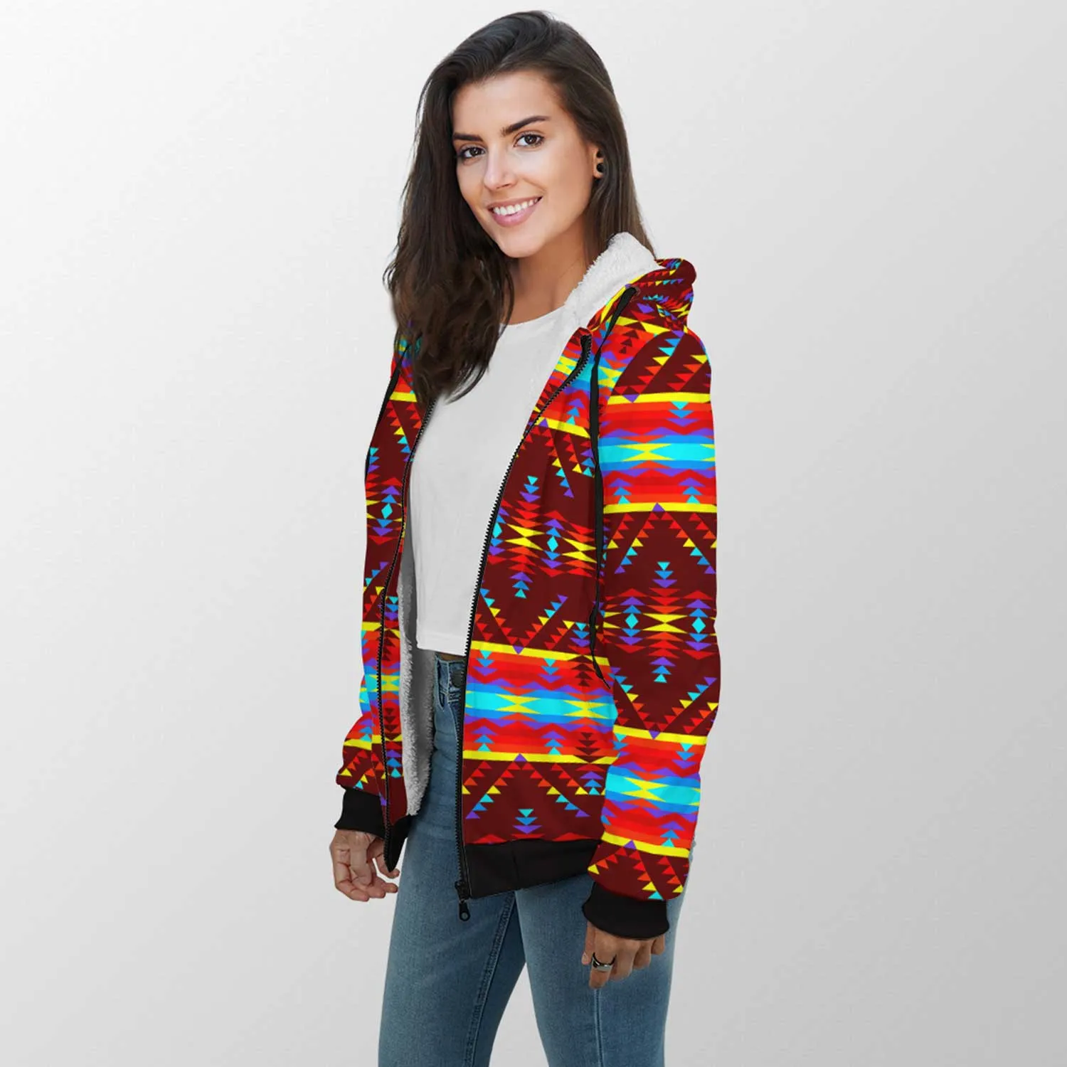 Visions of Lasting Peace Sherpa Hoodie